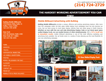 Tablet Screenshot of bulldogbillboards.com